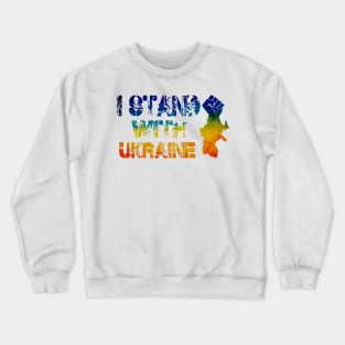 Freedom I stand with Ukraine in Crewneck Sweatshirt